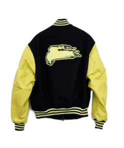 Y3 Club Yellow & Black Letterman Varsity Jacket