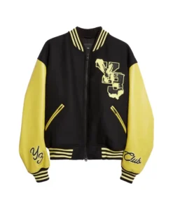 Y3 Club Yellow & Black Letterman Varsity Jacket