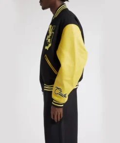 Y3 Club Yellow & Black Letterman Varsity Jacket