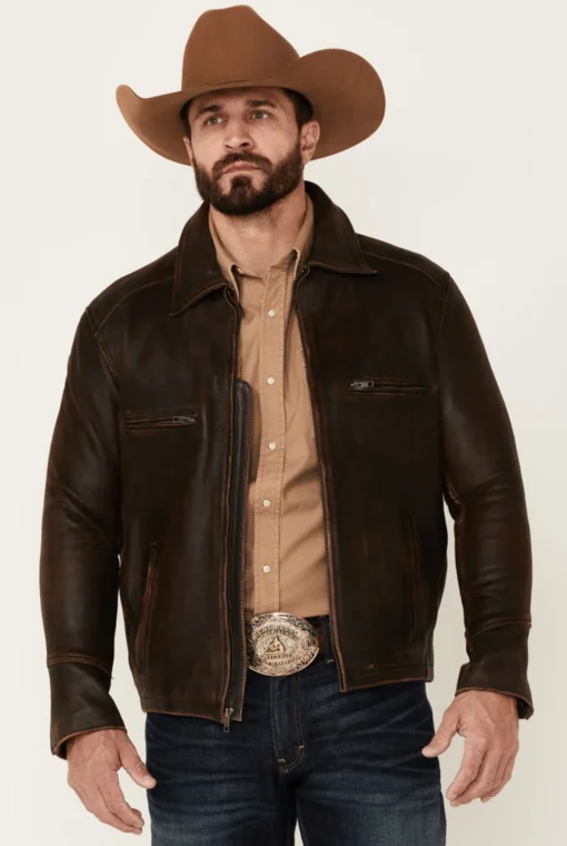 Cattle Cowhide Leather Jacket