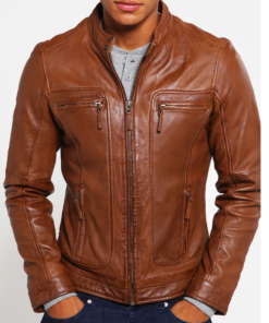 MENS- LEATHER JACKET