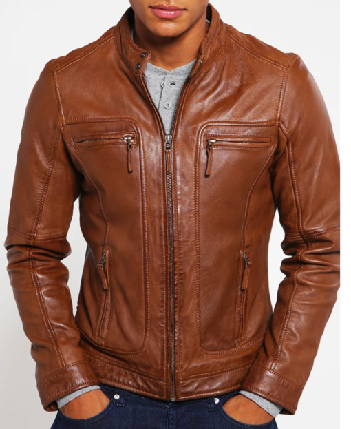 MENS- LEATHER JACKET