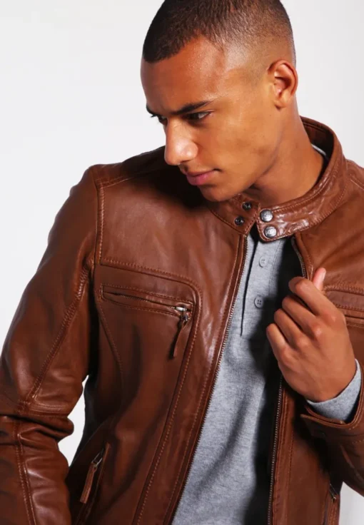 MENS- LEATHER JACKET