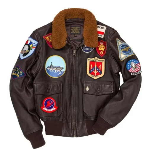 Top Gun G1 Brown Bomber Jacket