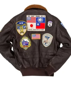 Top Gun G1 Brown Bomber Jacket