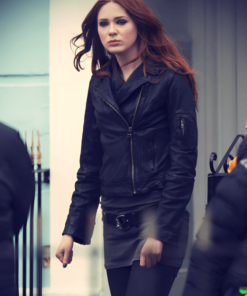 Doctor Who Amy Pond Leather Jacket