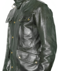 Jensen Ackles Supernatural Black Leather Jacket