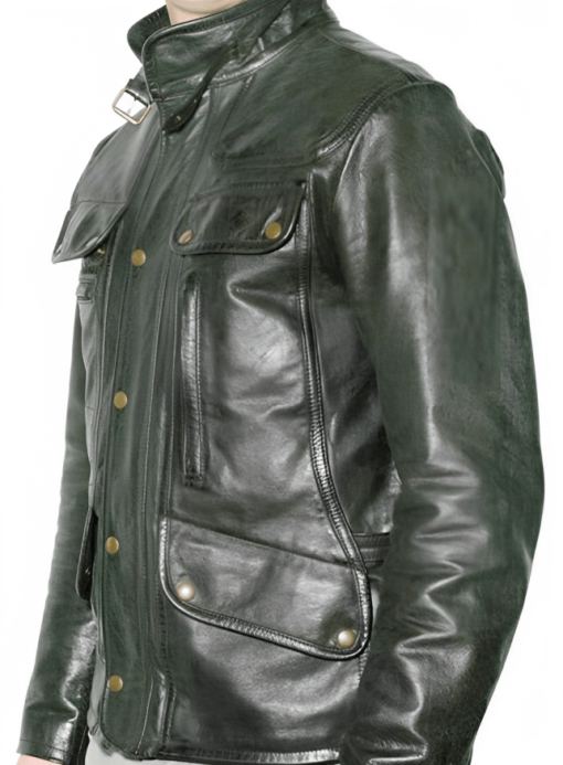 Jensen Ackles Supernatural Black Leather Jacket