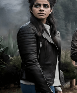 Doctor Who Mandip Gill Leather Jacket