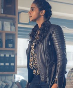 Doctor Who Mandip Gill Leather Jacket