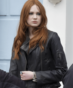 Doctor Who Amy Pond Leather Jacket