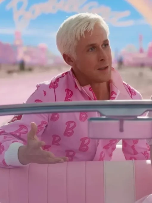 Ryan Gosling Barbie Pink Jacket