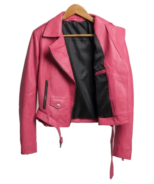 Barbie Pink Leather Jacket