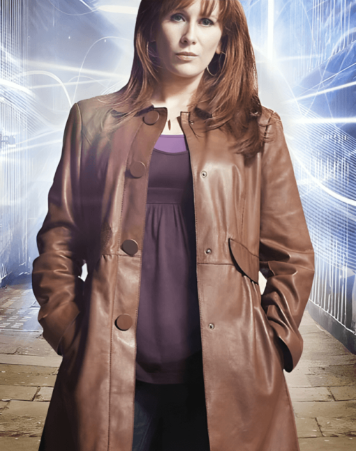 Doctor Who Donna Noble Leather Coat