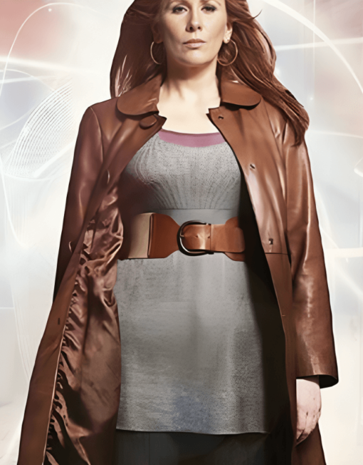 Doctor Who Donna Noble Leather Coat