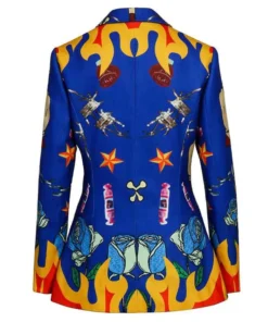 Birds Of Prey Harley Quinn Blue Blazer