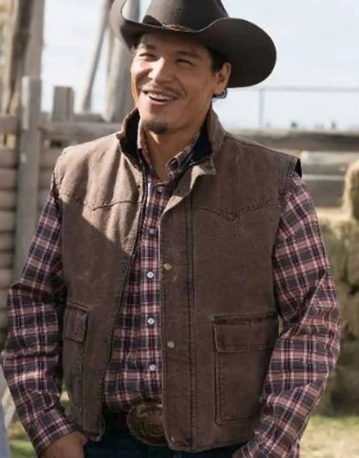 Heartland Nathaniel Arcand Brown Vest