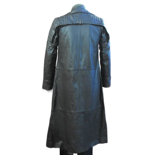 Men's Steampunk Gothic Leather Trench Coat Jacket Hugh Jackman Van Helsing Coat