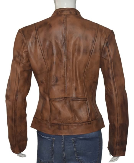 Heartland Amber Marshall Brown Leather Jacket