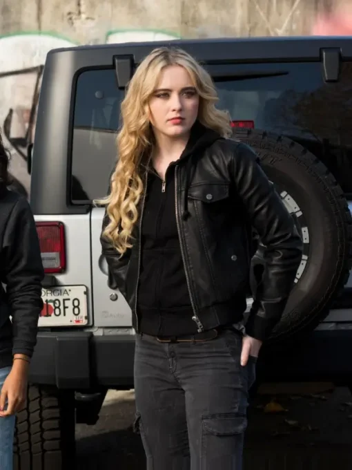 Kathryn Newton Supernatural Leather Jacket