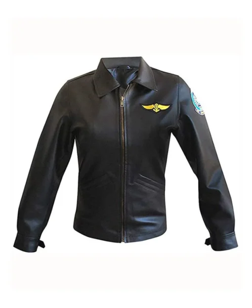 Top Gun Kelly McGillis Leather Jacket