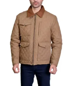 Yellowstone John Dutton Brown Quilted Jacket