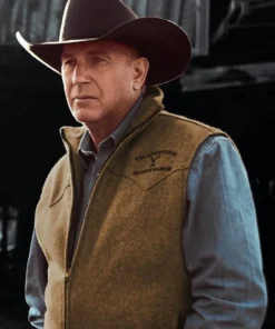 Yellowstone John Dutton Brown Vest