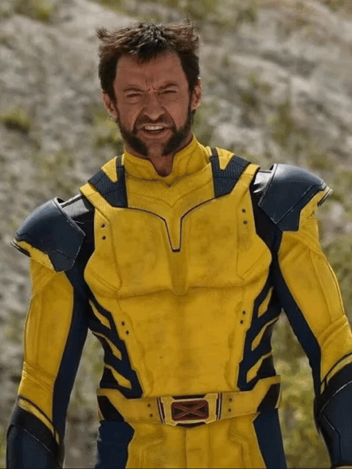 Hugh Jackman Deadpool 3 (2024) Yellow Costume Jacket