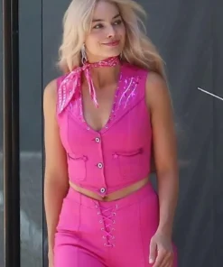 Margot Robbie Barbie Pink Vest