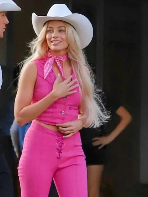 Margot Robbie Barbie Pink Vest