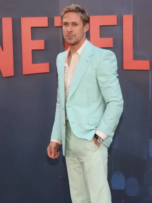 Ryan Gosling Barbie Blue Blazer