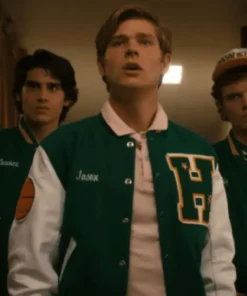 Stranger Things S4 Green BaseBall Varsity Jacket