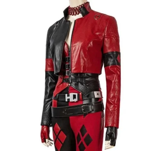 SUICIDE SQUAD HARLEY QUINN CROPPED JACKET