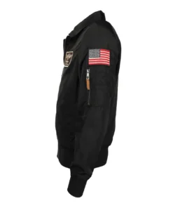 Top Gun Flight Black Jacket