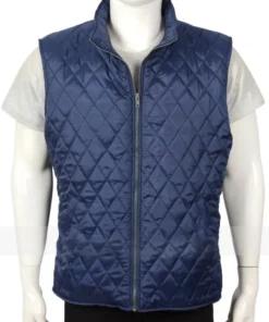 Yellowstone John Dutton Blue Quilted Vest