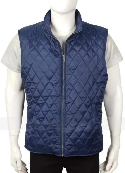 Yellowstone John Dutton Blue Quilted Vest