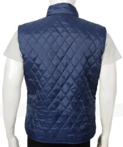 Yellowstone John Dutton Blue Quilted Vest