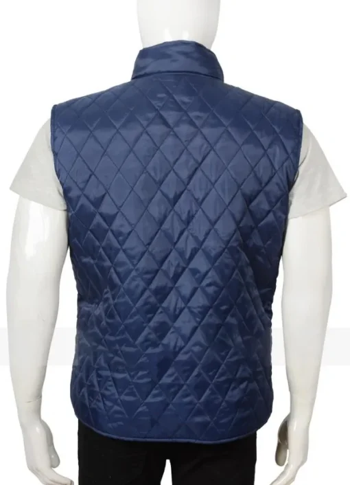 Yellowstone John Dutton Blue Quilted Vest