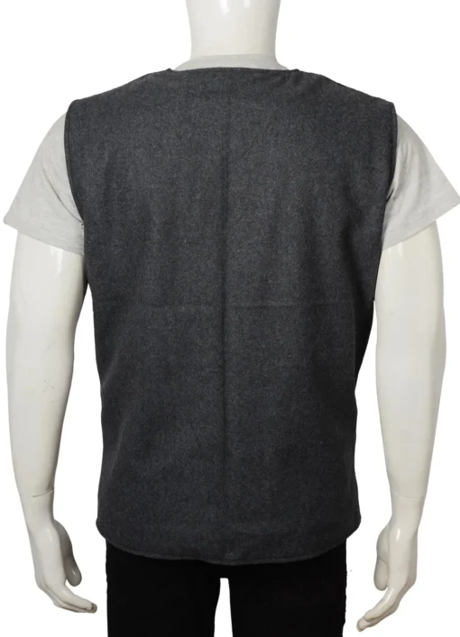 Yellowstone John Dutton Grey Wool Vest