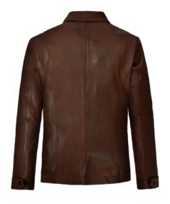 Jensen Ross Supernatural 7 Brown Leather Jacket