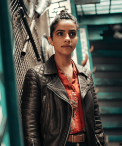 Doctor Who Mandip Gill Leather Jacket