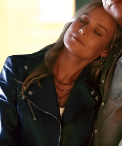 Fast X 2023 Brie Larson Black Leather Jacket