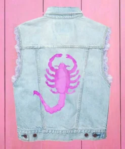 Ryan Gosling Barbie Blue Denim Vest