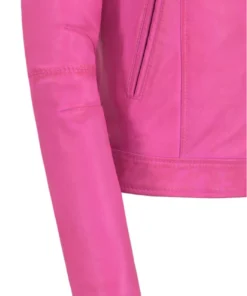 Margot Robbie Barbie Pink Leather Jacket