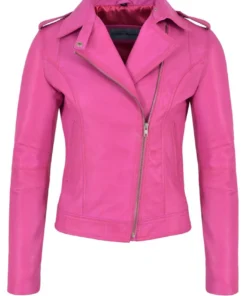 Margot Robbie Barbie Pink Leather Jacket