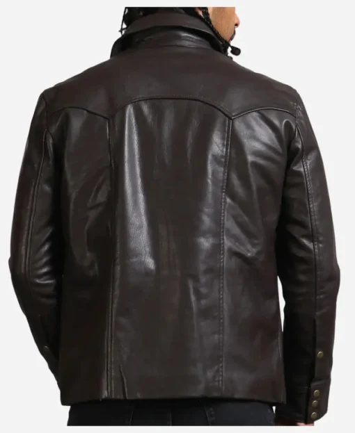 The Walking Dead Governor Black Leather Jacket