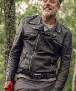 The Walking Dead Negan Black Leather Jacket