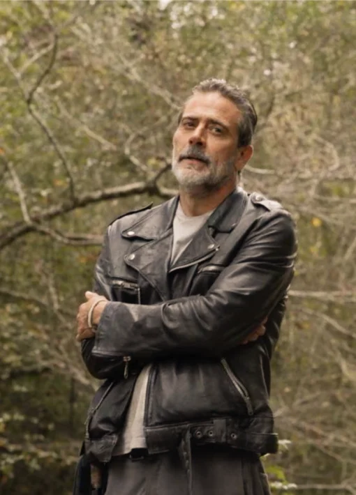 The Walking Dead Negan Black Leather Jacket