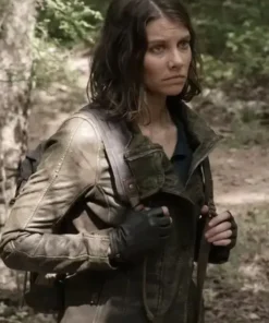 The Walking Dead: Dead City Black Leather Jacket