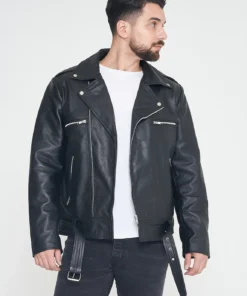 The Walking Dead Negan Black Leather Jacket